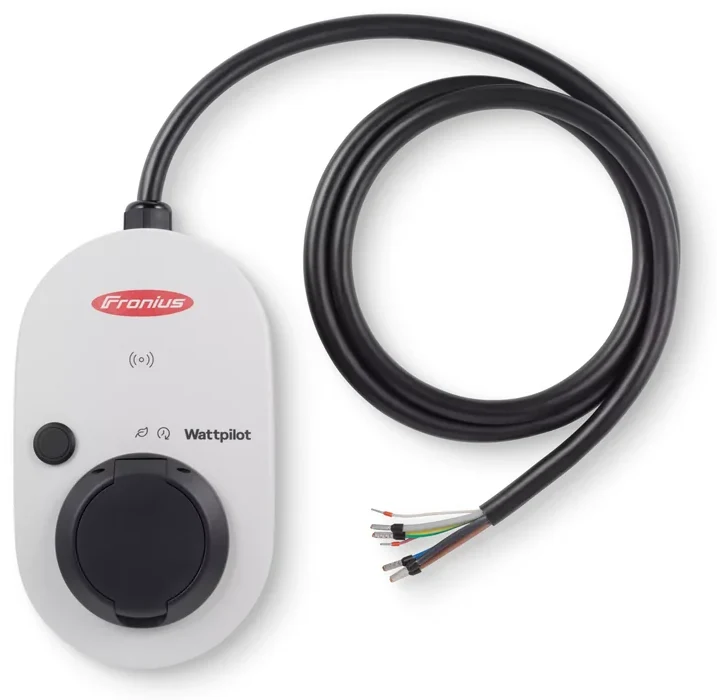 Fronius Wattpilot Home EV charger with its Type 2 socket